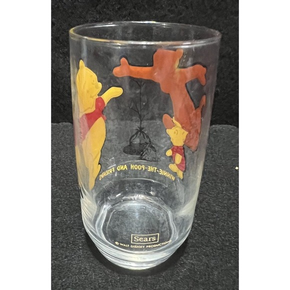 Vintage Winnie the Pooh and Friends Drinking Glass Sears 1970s Walt Disney‎ - Picture 3 of 3